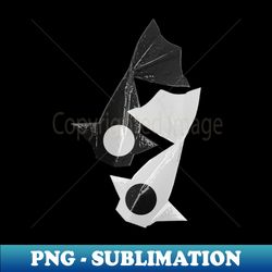 yin and yang origami fish pattern - high-resolution png sublimation file - enhance your apparel with stunning detail