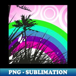 Landscape Art in the Rainbow - Creative Sublimation PNG Download - Revolutionize Your Designs