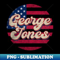 Vintage Jones Proud Name Personalized Retro Styles American Flag - Vintage Sublimation PNG Download - Spice Up Your Sublimation Projects