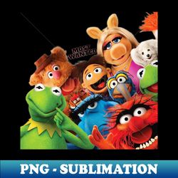 Muppet Christmas Carol - Fammily - PNG Transparent Digital Download File for Sublimation - Unleash Your Creativity