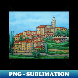 Colours of Crillon-le-Brave Provence - PNG Transparent Sublimation File - Capture Imagination with Every Detail