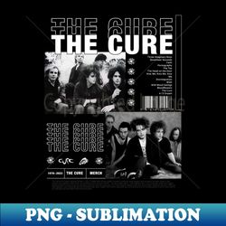 The Cure Vintage Retro Rock Mussic Concert Band - Trendy Sublimation Digital Download - Perfect for Personalization