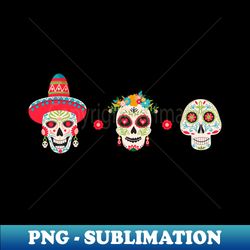 Dia de los muertes skull pattern Mexican Day of the Dead - Elegant Sublimation PNG Download - Defying the Norms