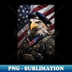 Eagle army american - Modern Sublimation PNG File - Instantly Transform Your Sublimation Projects