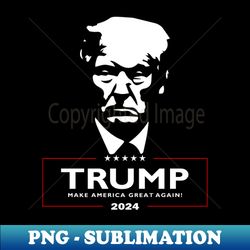 trump 2024 grunge american flag design - modern sublimation png file - revolutionize your designs