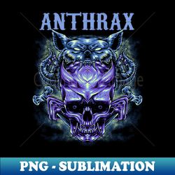 anthrax band merchandise - modern sublimation png file - enhance your apparel with stunning detail