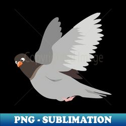 Pigeon 2 - PNG Transparent Sublimation File - Create with Confidence