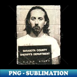 Vintage - pee wee herman - paul rubens mugshot - Signature Sublimation PNG File - Perfect for Sublimation Art