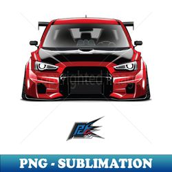 varis mitsubishi evox red - Aesthetic Sublimation Digital File - Instantly Transform Your Sublimation Projects