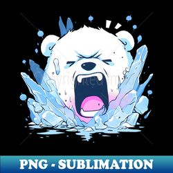 cute polar bear 2 - premium png sublimation file - perfect for creative projects