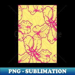 Goodenia Australian Wildflower - Trendy Sublimation Digital Download - Create with Confidence