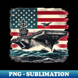 aircraft carrier - signature sublimation png file - perfect for sublimation art