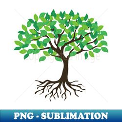 Abstract tree with Roots - Instant PNG Sublimation Download - Fashionable and Fearless