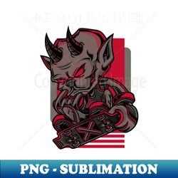 Demon Boarder - Instant PNG Sublimation Download - Stunning Sublimation Graphics