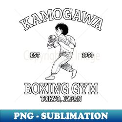 kamogawa boxing gym - ippo - instant png sublimation download - stunning sublimation graphics