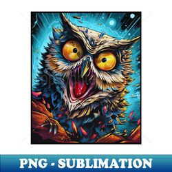 Cool Owl - PNG Sublimation Digital Download - Stunning Sublimation Graphics