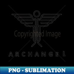 Archangel - PNG Transparent Digital Download File for Sublimation - Create with Confidence
