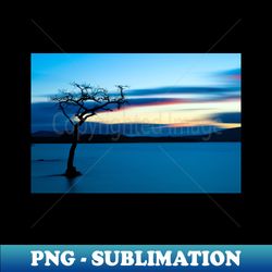 Blue Sunset over Loch Lomond - Special Edition Sublimation PNG File - Spice Up Your Sublimation Projects