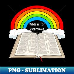 Bible is for everyone - Sublimation-Ready PNG File - Perfect for Sublimation Art