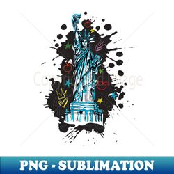 Statue of Liberty New York - Artistic Sublimation Digital File - Spice Up Your Sublimation Projects