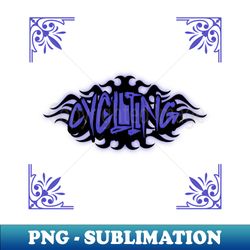 Cycling Art - High-Quality PNG Sublimation Download - Revolutionize Your Designs