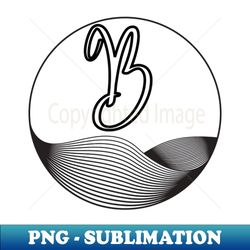 Initial Name B - PNG Transparent Sublimation Design - Unleash Your Creativity