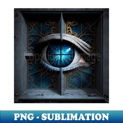 Eye in the Window art - Instant PNG Sublimation Download - Bring Your Designs to Life