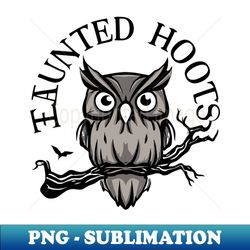 Eerie Enchanted Owl - Sublimation-Ready PNG File - Vibrant and Eye-Catching Typography