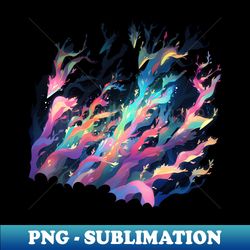 Rainbow Seaweed - Exclusive Sublimation Digital File - Spice Up Your Sublimation Projects