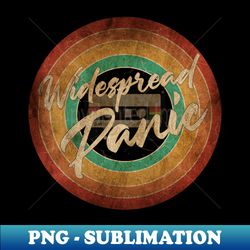 Widespread Panic Vintage Circle Art - Creative Sublimation PNG Download - Defying the Norms