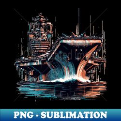aircraft carrier - artistic sublimation digital file - perfect for sublimation art
