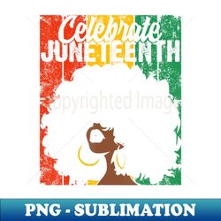 Celebrate Juneteenth Retro African Colors Womens - Stylish Sublimation Digital Download - Perfect for Sublimation Art
