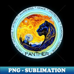 Spirit Power Animal Guide Totem PANTHER Mascot Symbol - High-Quality PNG Sublimation Download - Unlock Vibrant Sublimation Designs