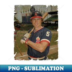 Brian Downing in Los Angeles Angels of Anaheim - Premium Sublimation Digital Download - Unleash Your Inner Rebellion