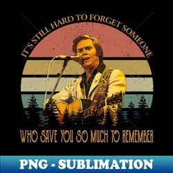 Vintage George  Jones Country Music - Trendy Sublimation Digital Download - Boost Your Success with this Inspirational PNG Download