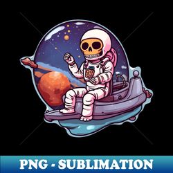 Craazy skeleton in universe - PNG Transparent Digital Download File for Sublimation - Unleash Your Inner Rebellion