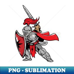 A Knight Motive Ready To Fight - Artistic Sublimation Digital File - Boost Your Success with this Inspirational PNG Download