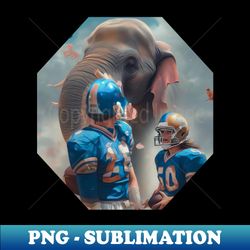 American football elephant thunder - PNG Transparent Sublimation File - Perfect for Sublimation Art
