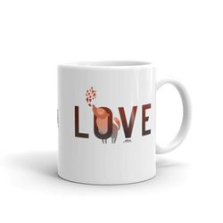 dog lover owner valentine s day coffee mug, valentine mug, valentines day gift for her, gift mug for friend