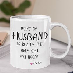 gift for husband, valentines gift for him, funny husband mug, funny husband gift, anniversary, husband birthday gift