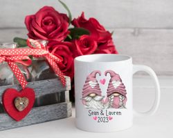 personalised valentines day mug, couples valentines gift, valentines gift for him, valentines day gift for her