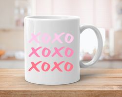 Xoxo Hugs And Kisses Mug with Quote I Love You, Valentine Mug, Happy Valentine s Day, Gift For Valentine, Just Because I