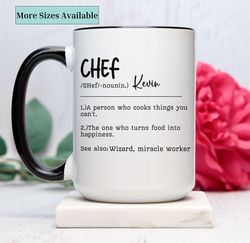 chef mug, custom chef name mug, personalized  cup,chef gifts,gift for chef,chef coffee cup,gift for her,gift for him, ch