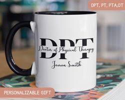 Personalized Doctor Physical Therapy Gifts, Physical Therapist Mug,Physical Therapist Assistant, Occupational Therapy Gi