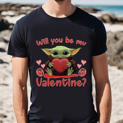 Baby Yoda Jumper Top Will You Be My Valentine Shirt