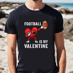 Football Lover Heart Dabbing Valentines Day Gift