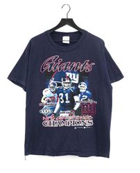 Vintage 2001 New York Giants Champions Tiki Barber Michael Strahan Jason Sehorn T-Shirt, Vintage NY Giants Champs, Anniv
