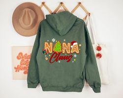 Nana Claus Gift Hoodie, Nana Christmas Sweatshirt, Nana Claus Sweatshirt, Nana Claus Christmas Sweater, Family Claus Swe