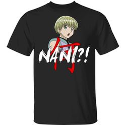 Hunter X Hunter Shalnark Nani Shirt Funny Anime Character Tee