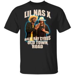 Lil Nas X Old Town Road Tee Shirt Featuring Billy Ray Cyrus